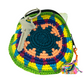 Moon Crochet Multicolor Handmade Coin Purse - Guatemala