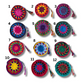 Moon Crochet Multicolor Handmade Coin Purse - Guatemala