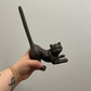 Cat Butt Cast Iron Tissue Holder | 9.5" Tall | Real Cast Iron, Virtually Indestructible