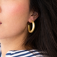 Hoops - Brushed Gold