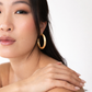 Hoops - Brushed Gold