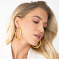 Hoops - Brushed Gold