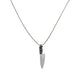 Last Chance! Chef's Knife Necklace in Silver/Black