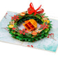 Christmas Wreath Pop Up Card