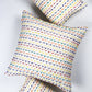 Vintage Rainbow Nubby Pillow - 20" x 20"
