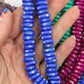 Donut Rondelle Bone Beads: Bullseye Hand Carved Pattern, 12x4mm