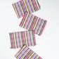 Valentina Rainbow Cocktail Napkin Set of 4