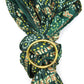Traveler Gift Set: Multicolor Scarf, Gold Thai Buddhist Bangle