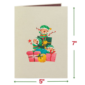 Jolly Merry Christmas Pop Up Card