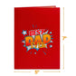 Best Dad Pop Up Card