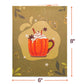 Pumpkin Latte Frndly Pop Up Card