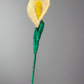 Handmade Fair Trade Wool Calla Lily – Eco-Friendly, Crocheted, Unique Floral Decoration