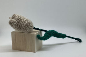 Handmade Fair Trade Wool Tulip – Eco-Friendly, Crocheted, Unique Floral Decoration
