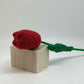 Handmade Fair Trade Wool Tulip – Eco-Friendly, Crocheted, Unique Floral Decoration