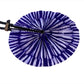 African Wax Print Fan, Handmade in Ghana