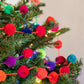 Hanging Garland Decor Boho Multicolor Pom Pom Strip - Mexico