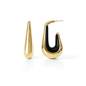 Drop Hoop Earrings