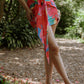 BLOOM SEASON WOVEN MINI DRESS