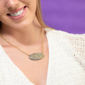 Floral Romance Gold Leaf Necklace