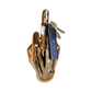 Dark Gold Middle Finger Wall Mount Sculpture | Bronze Hand Wall Art | 8.5" Tall