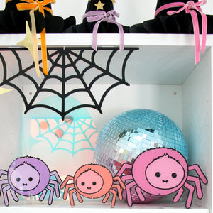 Acrylic spider webs