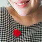 Apple Simplified Mini Brooch by Erstwilder