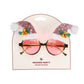 Santa Hat Christmas Novelty Glasses