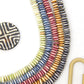 Bead Bundle: Handmade Saucer Heishi Disc Spacer Bone Beads, 6x2mm, 5 Strands & Colors, 400+ Beads