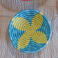 Ellis African Basket Collection, Multi-Colored, from Rwanda, Set of 4