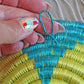 Ellis African Basket Collection, Multi-Colored, from Rwanda, Set of 4