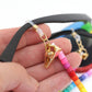 Rainbow Enamel Bead Sunglass Necklace, Eyeglass Strap, Mask Chain