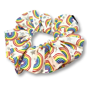 Rainbows and Stars Scrunchie