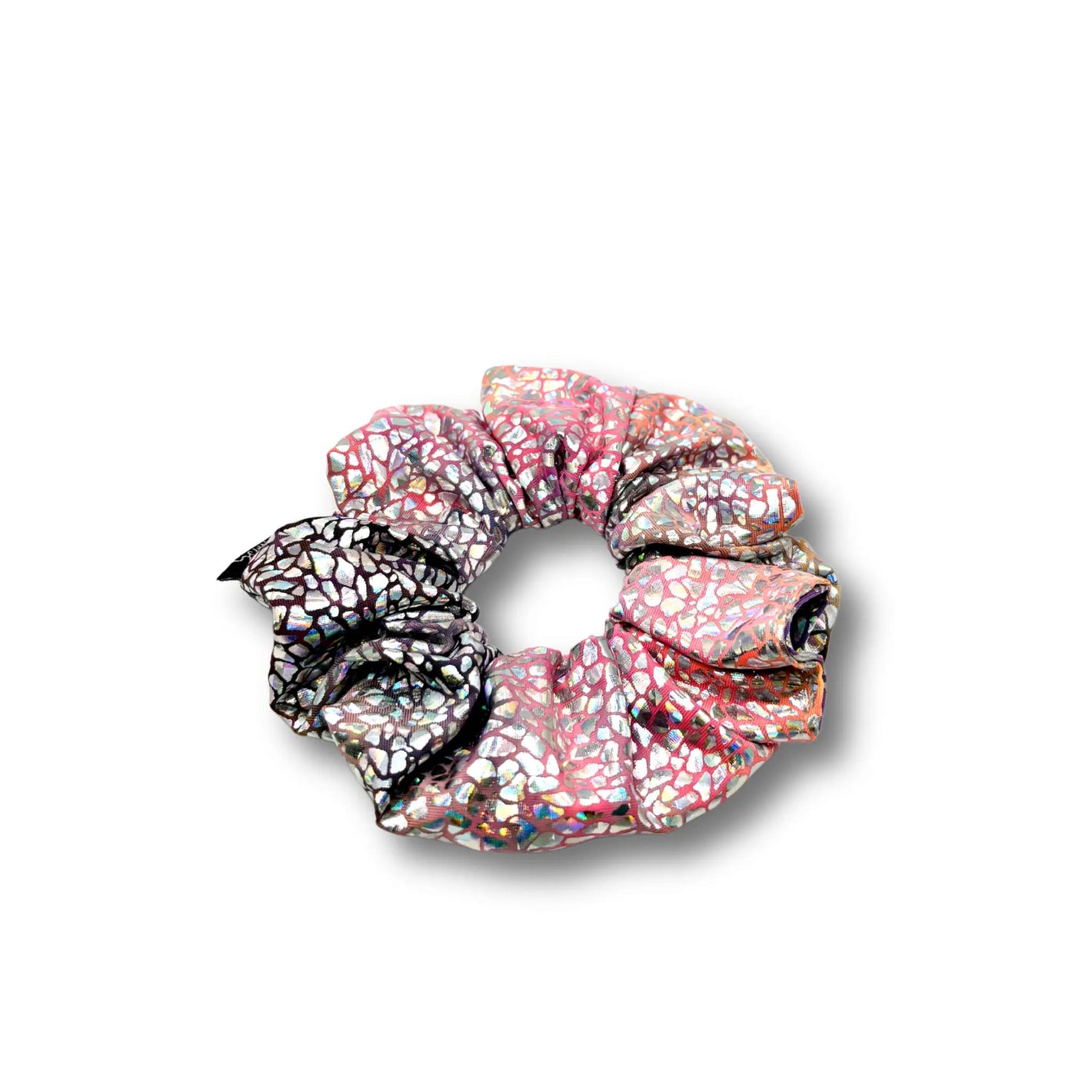 Mini Holographic Tie Dye Scrunchie