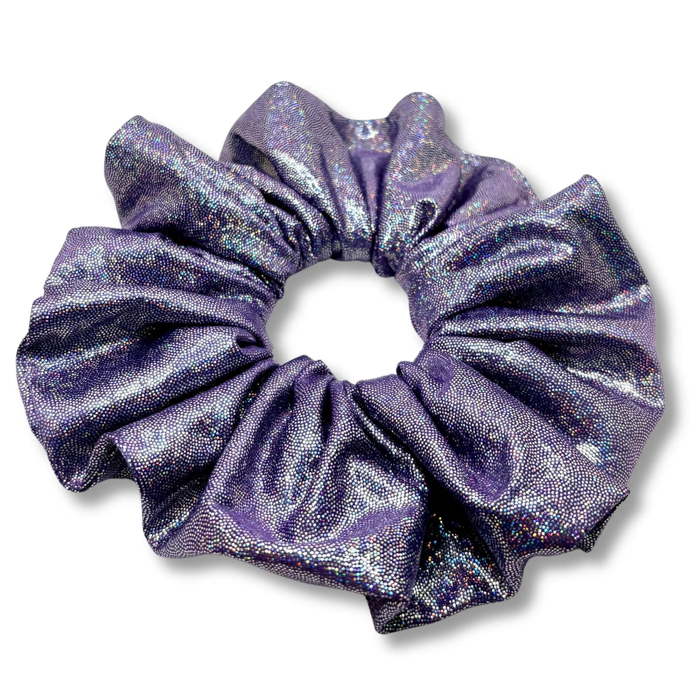 Purple Holographic Scrunchie