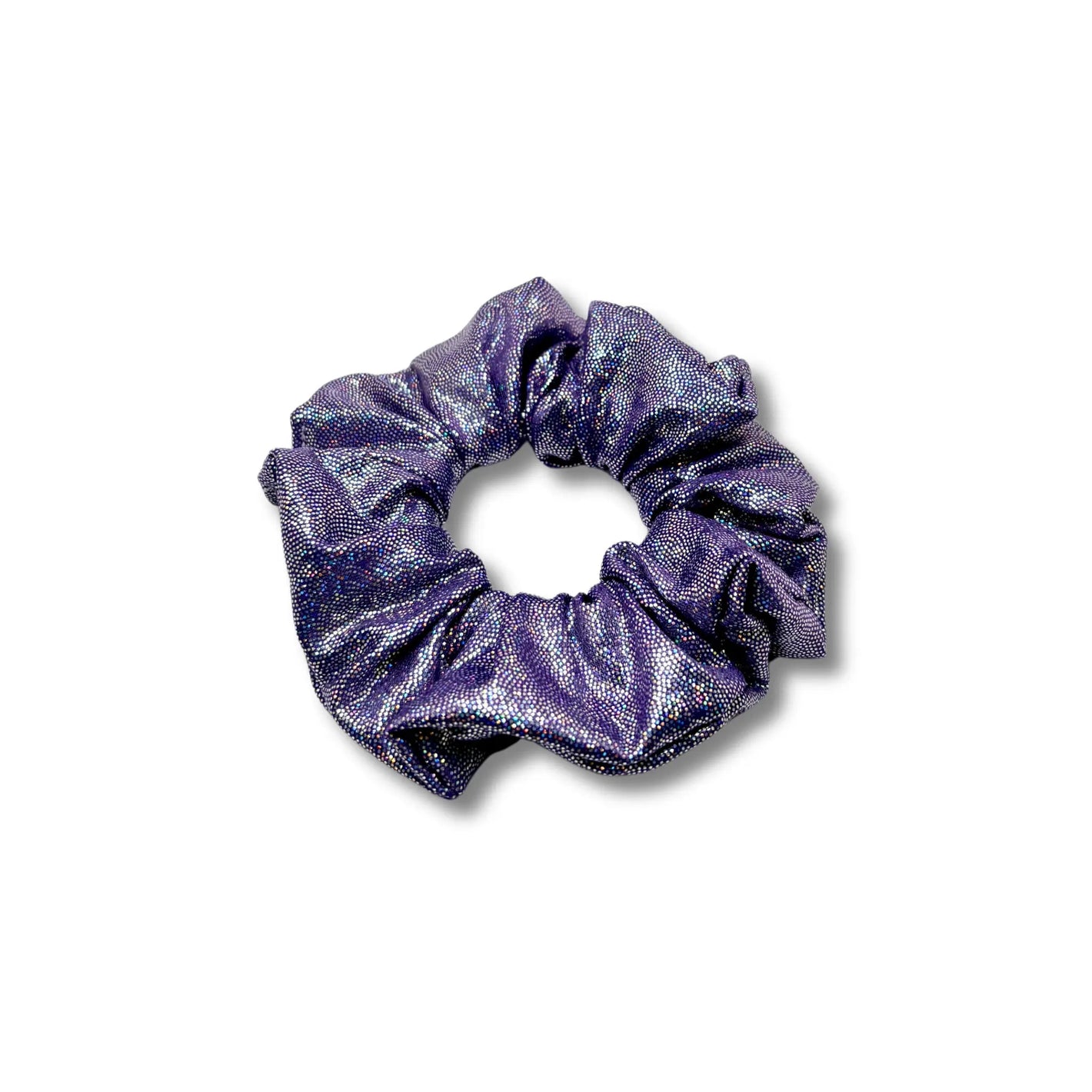 Mini Purple Holographic Scrunchie