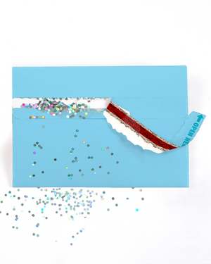 Blue Glitter Trap Envelope (1-Pack)