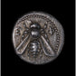 Glass Coin of Ephesos Motif Pendant Necklace