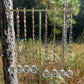 Evil Eye Nazar Boncuk Chain Rearview Mirror Hanging Rainbow Suncatcher Car Charm Mal de Ojo Gift Box -- Gold or Silver Chain