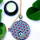 Evil Eye Wall Hanging Decor For Home/Windows | Mandala Evil Eye | Evil Eye Beads | Car Hanging Decor | Greek Evil Eye Authentic Wall Decor