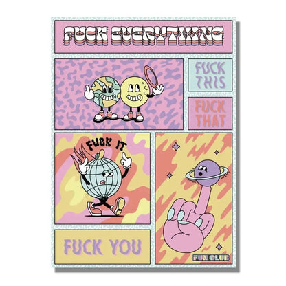F*** Everything 500 Piece Jigsaw Puzzle Fun Club