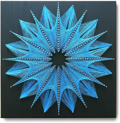 String Art DIY Kit - Blossom. Wizardi Geometry Nail Painting F07-M12-2-DHGG29225