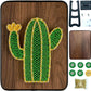 String Art DIY Kit - Cactus. Wizardi Craft Kit F07-M12-3-DH5012