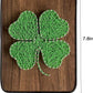 String Art DIY Kit - Four Leaf Clover. Wizardi Craft Kit F07-M12-3-DH5015