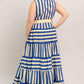 SUNSET BOARDWALK STRIP MAXI DRESS