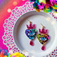Rainbow Leopard QUEEN Earrings