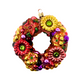 Floral Wreath Polish Glass Ornament