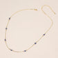 Evil Eye Bead Station Chain Necklace
