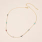 Evil Eye Bead Station Chain Necklace