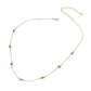Evil Eye Bead Station Chain Necklace