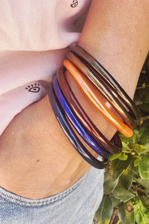 Rainbow Thai Buddhist Temple Bracelets, Mantra Bangle, Kumlai, Sizes Available